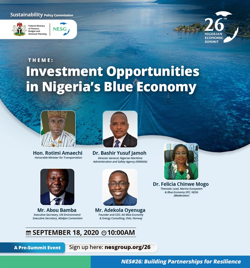 NES26 Pre-summit Event: Investment Opportunities in Nigeria’s Blue Economy